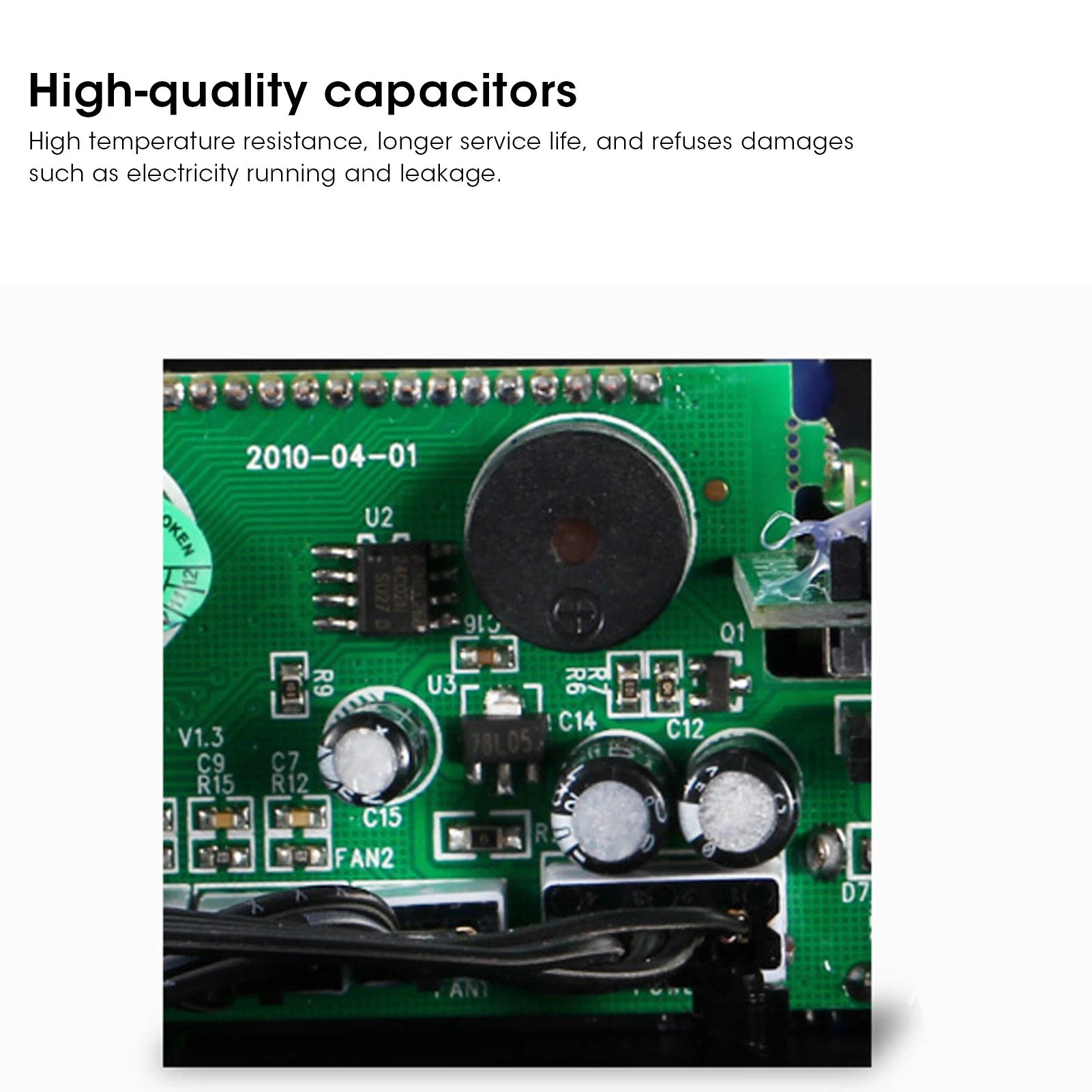 CPU Fan Controller Fan Controller STW‑6041 Fan Controller for Computer CPU Multifunctional 4-Channel Front Panel LCD Display