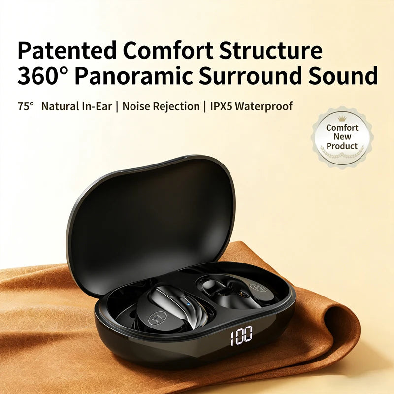 2026New Gaming Earphones Bluetooth 5.3 Sport Headset Dual Mode HD Call Noise Reduction Earbuds with Mic Music Earphones