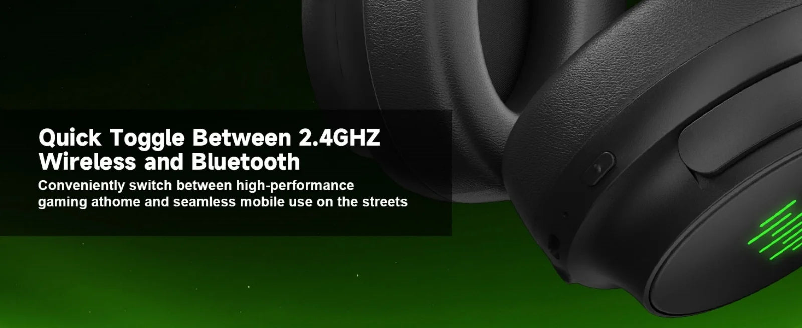 Wireless Gaming Headset for Xbox/PC/Switch Game/Chat Audio,Foldable,Detachable Mic,3D Surround Sound Plug & Play Game Headphone