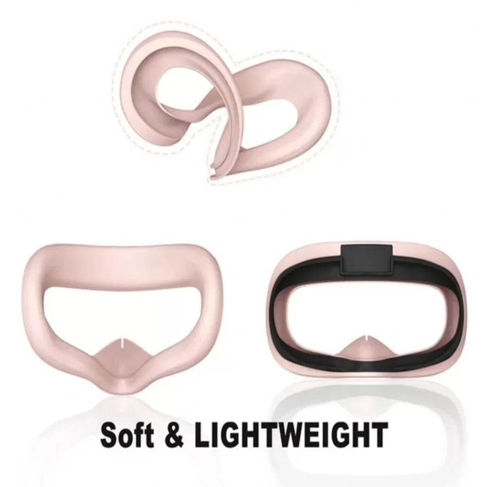 VR Headset Face Silicone Cover Cushion Soft Pads For Oculus Quest 2 VR Accessories
