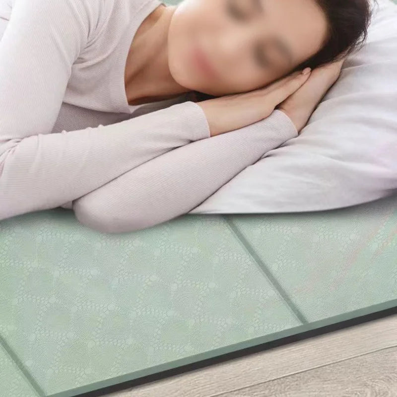 Foldable Yoga Mat Portable Thickened Fitness Mat For Pilates And Floor Exercises Double-sided Non-slip Nap Mat