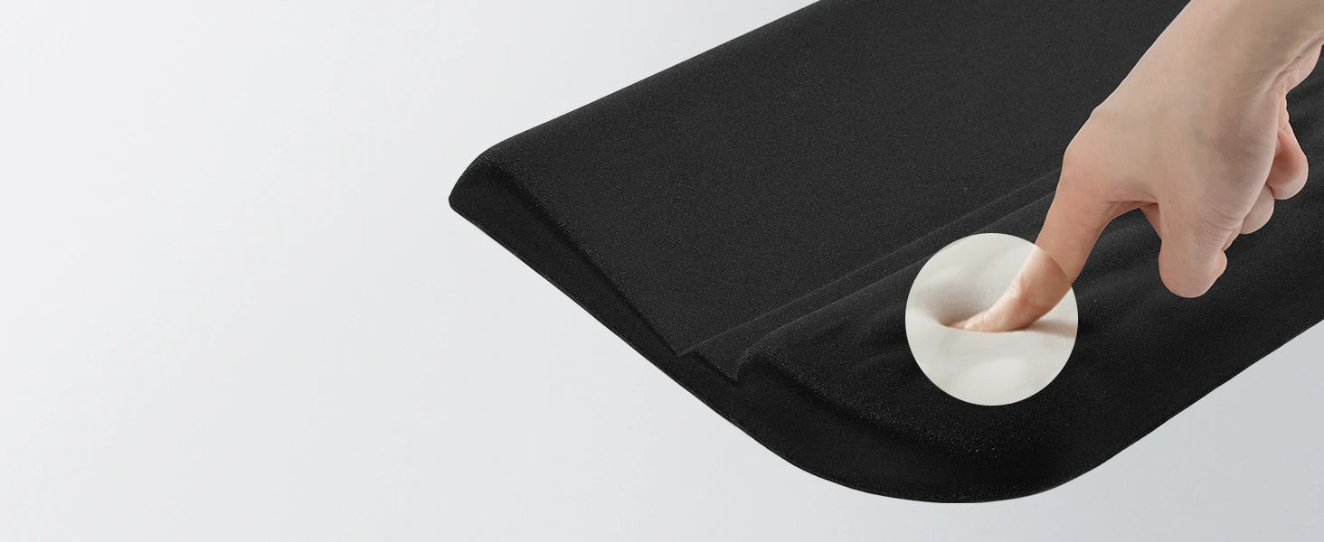 Computer Keyboard Wrist Rest for Desktop, 2 Angle Adjustment Ergonomic Keyboard Riser Holder Stand with Wrist Support for Office