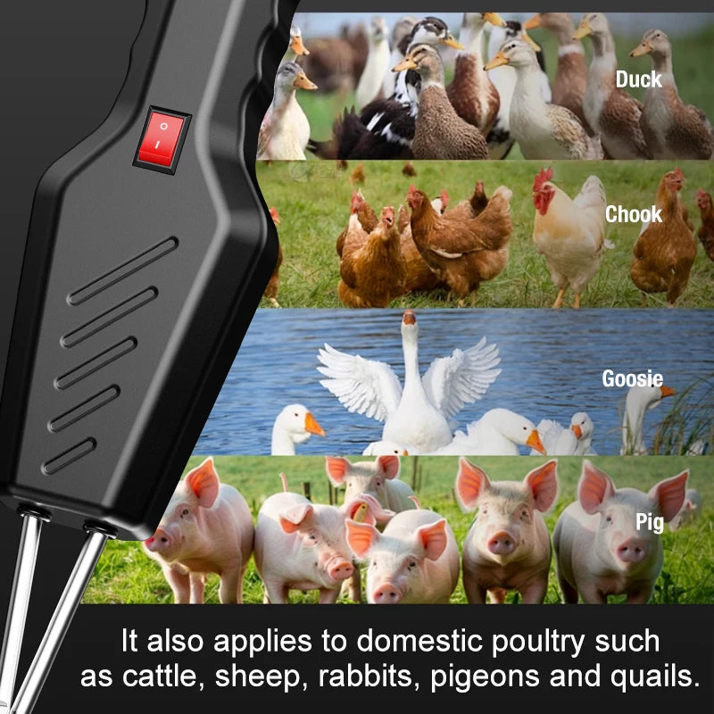 Electric hair removal tool for chicken feathers, duck feathers, goose feathers, handheld household hair removal machine, fully a