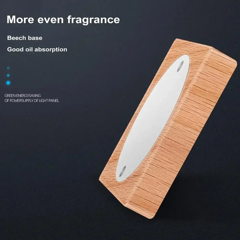 Car Essential Oil Diffuser Solar Airplane Air Freshener Wooden Base Fragrance Aromatherapy Diffuser Ornaments Auto Accessories