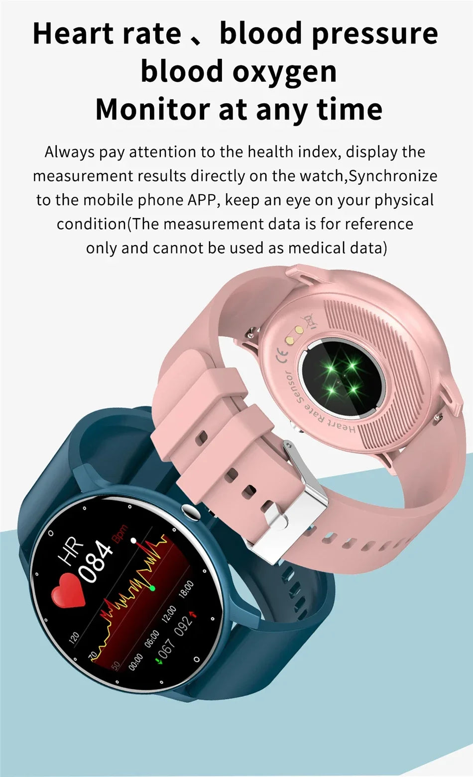 2026 New Smart Watch Men Full Touch Screen Sport Fitness Watch IP67 Waterproof Bluetooth For Android ios smartwatch Men+box