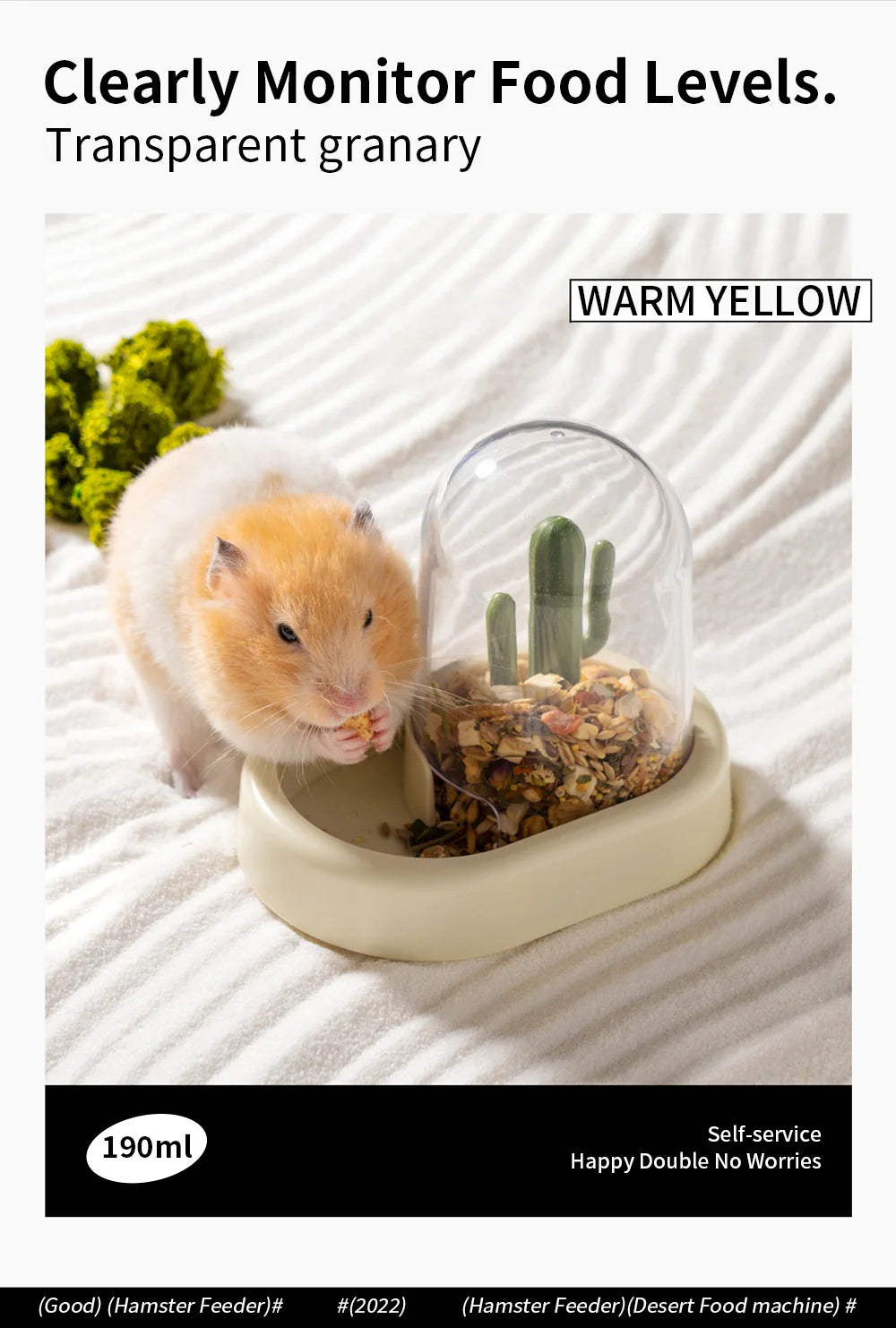 Automatic Feeder for Guinea Pig, Food Dispenser, Food Bowl, Pet Rabbit, Hedgehog,Squirrel Feeding Utensils,Small Pet Accessories