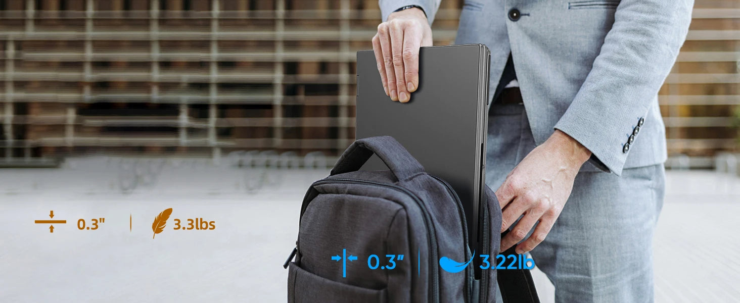 15.6 Inch FHD Dual Screen Extend LCD 1080P Monitor Portable Foldable Laptop Smart Gaming Triple Screen Display Computer Monitor