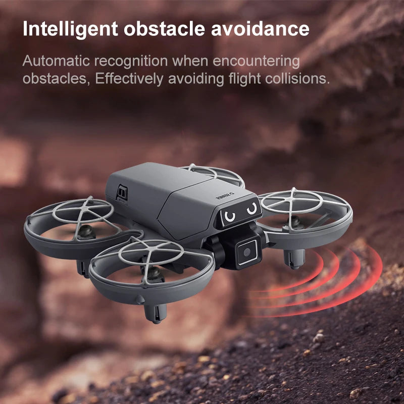 D36 Drone 4K HD Aerial Photography Dual Cameras Screen RC Quadcopter with Dynamic Lighting Optical Flow UAV Toys Gifts