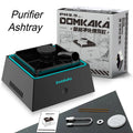 Mini Air Purifier Household Desktop Air Purifier Cigarettes Smoke Gas Ash Filtration Ashtray with Negative Ion Air Purification