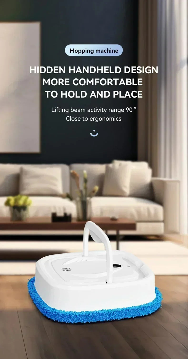 Smart Robotic Vacuum Cleaner 2000Pa Strong Suction Auto Mopping Wireless App Control Auto-Charging for Pet Hair Hard Floor