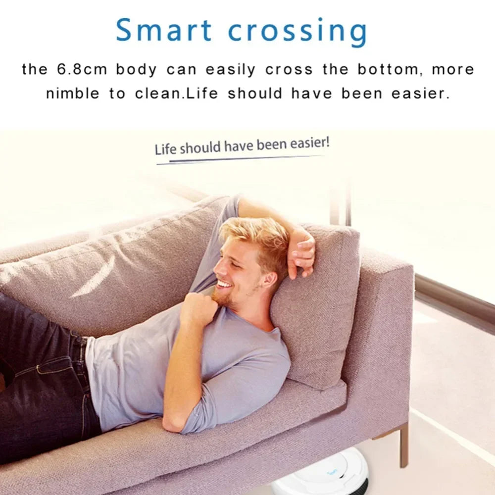 BOWAI Automatic Robot Vacuum Cleaner Smart Sweeping Dry Wet Cleaning Machine Charging Intelligent Vacuum Cleaner Home