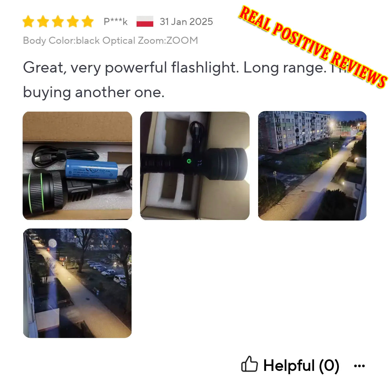 Most Powerful Long Shot LED Flashlight Zoomable Camping Torch Built-in 26650 Battery High Power Tactical Lantern for Outdoors