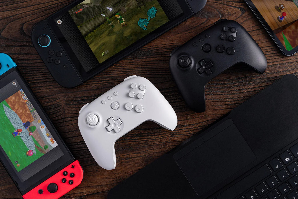 8BitDo N64 Bluetooth Controller with Hall Effect Joysticks for Analogue 3D, Switch, Switch 2, Windows, Android Game Accessories