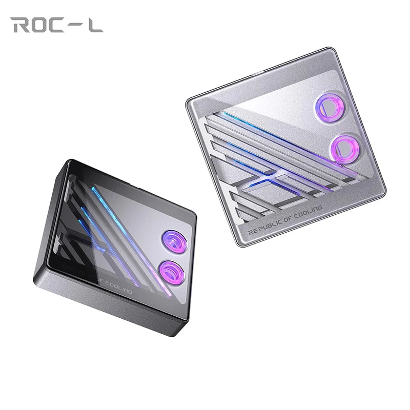BOOO ROC-L Split Copper CPU Water Block 0.08mm Waterway, Metal Curved Tempered Glass For AMD AM4 AM5/Intel 1700-1800 , 5V ARGB