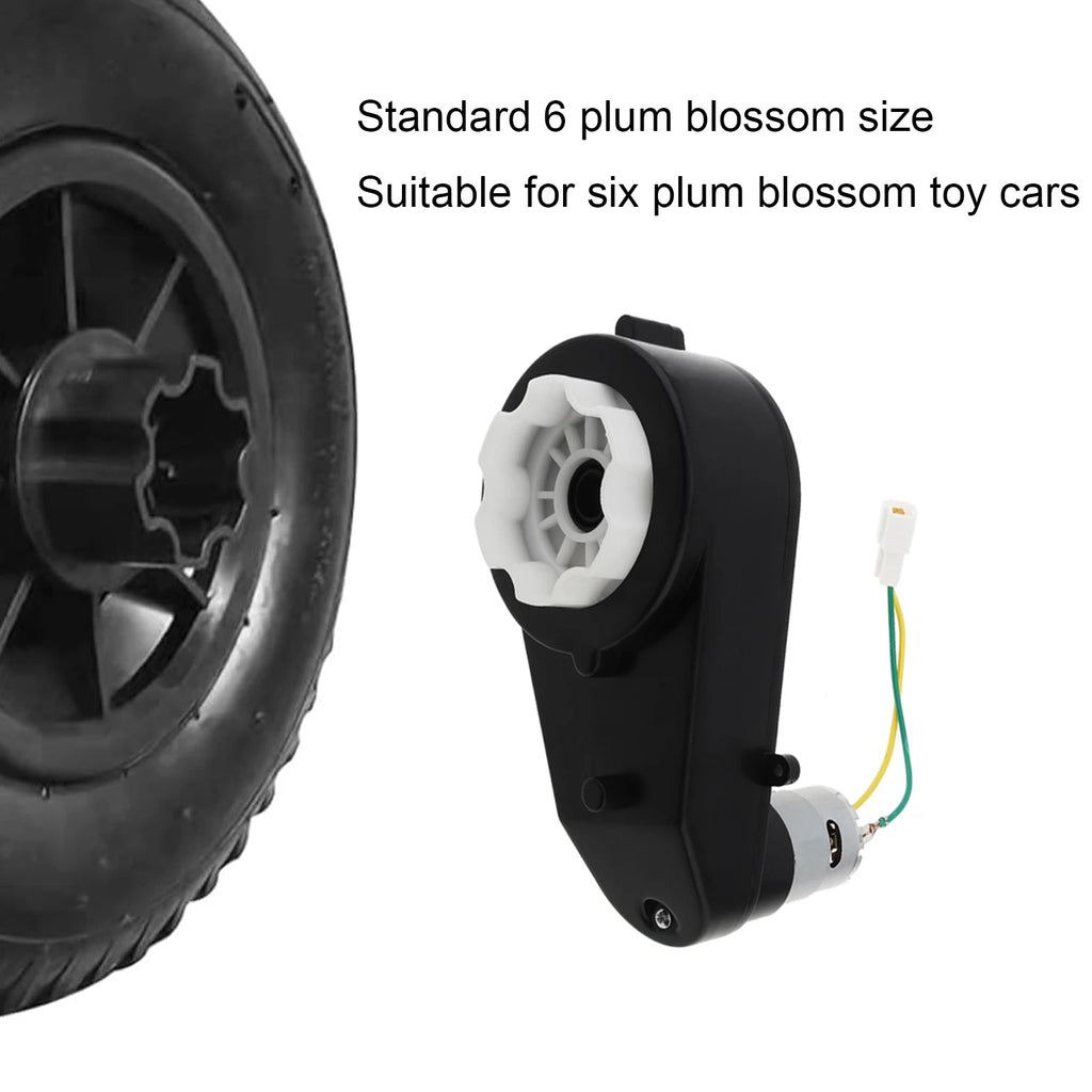 RS555 DC Motor Gearbox 24V Kids Toy Car Wheels Electric Motor High Speed Brushed Motor for Remote Control Toy Car
