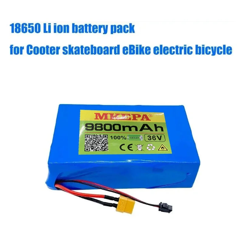 NEW 36V Electric scooter battery 10S2P 18650 Lithium Battery Pack 42V City Coco Cooter Vehicle Battery with BMS
