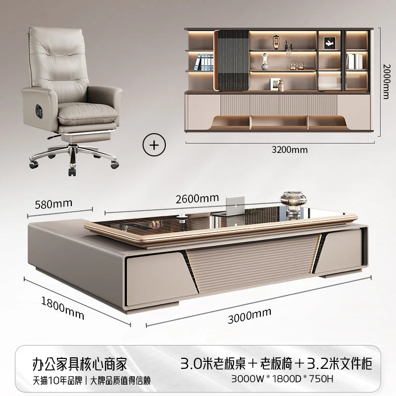 Bedroom Computer Office Desk Cheap Computer Gaming Drawer Conference Office Desk Reception Space Saving Tavolo Office Furniture