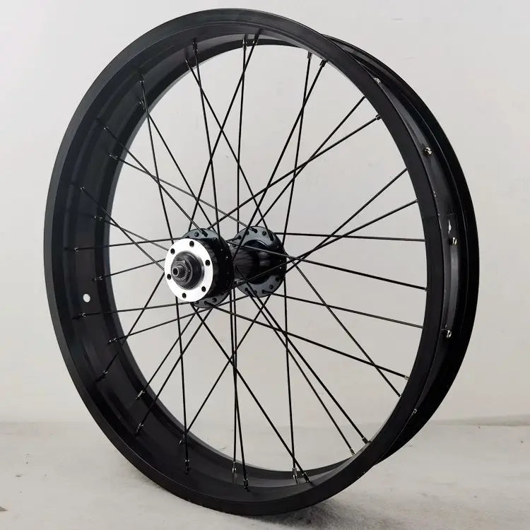 Fat Bike Front Wheel Ebike 20 And 26 inch, Disc Brake, 36H Inner, 74mm Outer, 80mm Width, O.L.D, 135mm, 4.0 Inch Tire