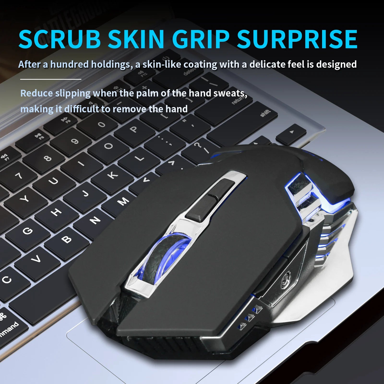 KM99Gaming Mechanical Keyboard Feel Rainbow LED Backlight USB Keyboard and Mouse Set Ergonomic for PC Laptop Computer Gamer