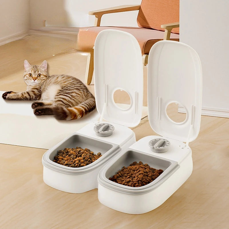 Pet Automatic Timing Feeder Detachable Large Capacity Dog Dry Food Dispenser Smart  Food Feeder Timed for Cats Dogs