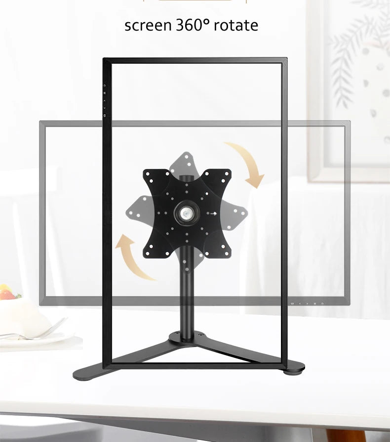 DL-K300 Desktop 20"-40“” BIG base LCD LED single Monitor desktop Holder Arm Full Motion  tv mount Loading 15kgs