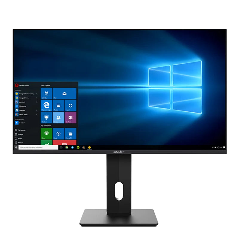 Anmite 24-inch 1080P capacitive touch computer monitor IPS 100% sRGB high color gamut professional desktop ten-point touch scree
