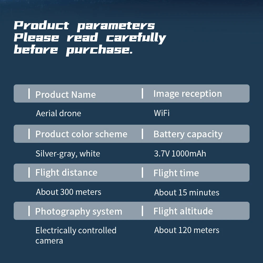 Camera Obstacle Avoidance Drones Aerial Photography WIFI Drone HD Four-Axis Rc Helicopter