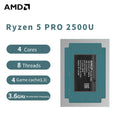 AMD R5 PRO 2500U Ryzen 5 PRO 2500U Processor 3.6GHz 4-Core 8-Thread 4MB Game Cache 14NM TDP 15W FP5 Gaming CPU YM250BC4T4MFB