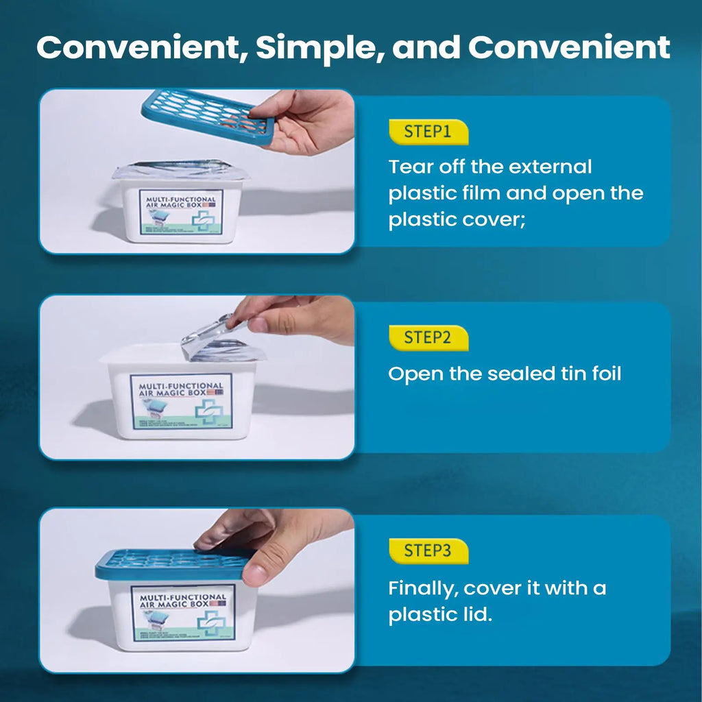 Air Purifier Airs Magics Box Multi Functional Indoor Air Purification Dust Removal Air Freshener Box Strong Suction Dust Remover