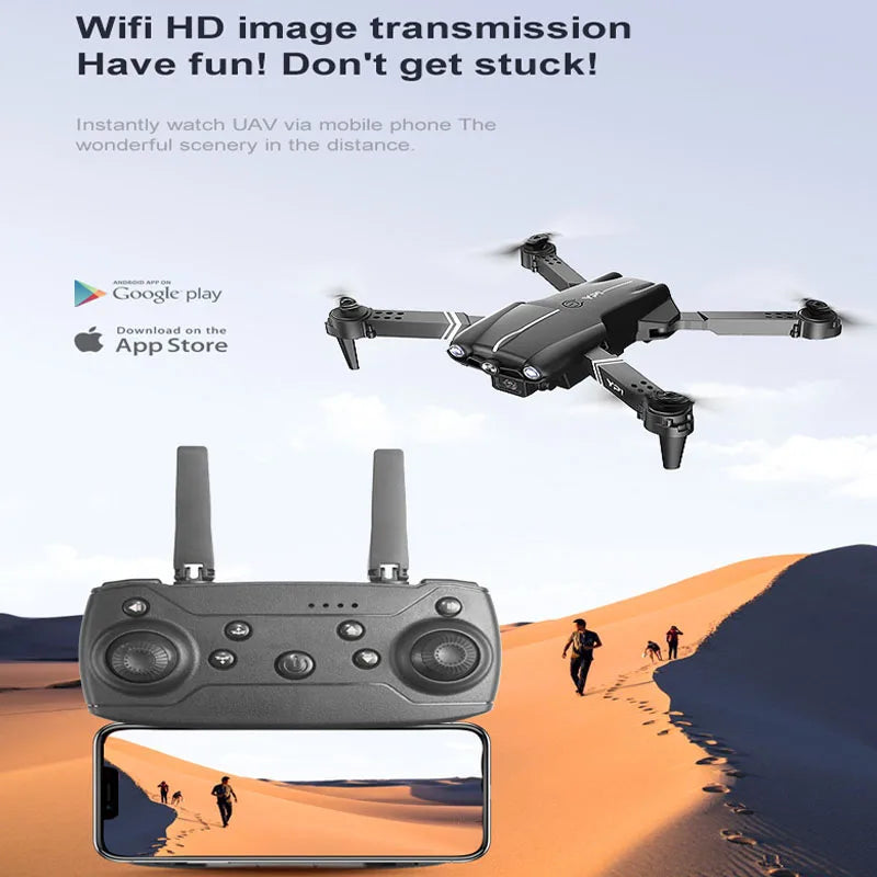 2026 New YP1 Camera Drone with Mobile App Control HD Aerial Photography 360° Adjustable Camera Stable Optical Flow