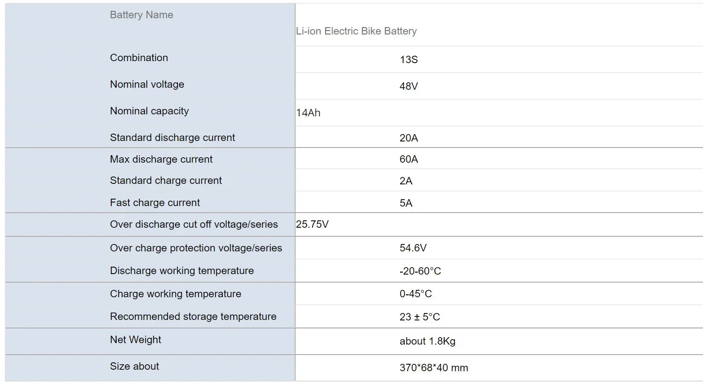48V 20Ah 13S3P Is Suitable For 500W-1000W Electric Scooter With Built-in Battery And T-XT60 Plug 18650 Battery Pack