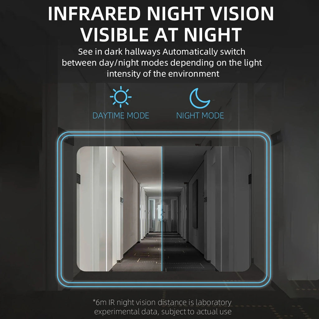 Wireless Doorbells with Solar Cover Camera High Definition Intelligent Video Door Bell Waterproof Smart Home Intercom Video Bell