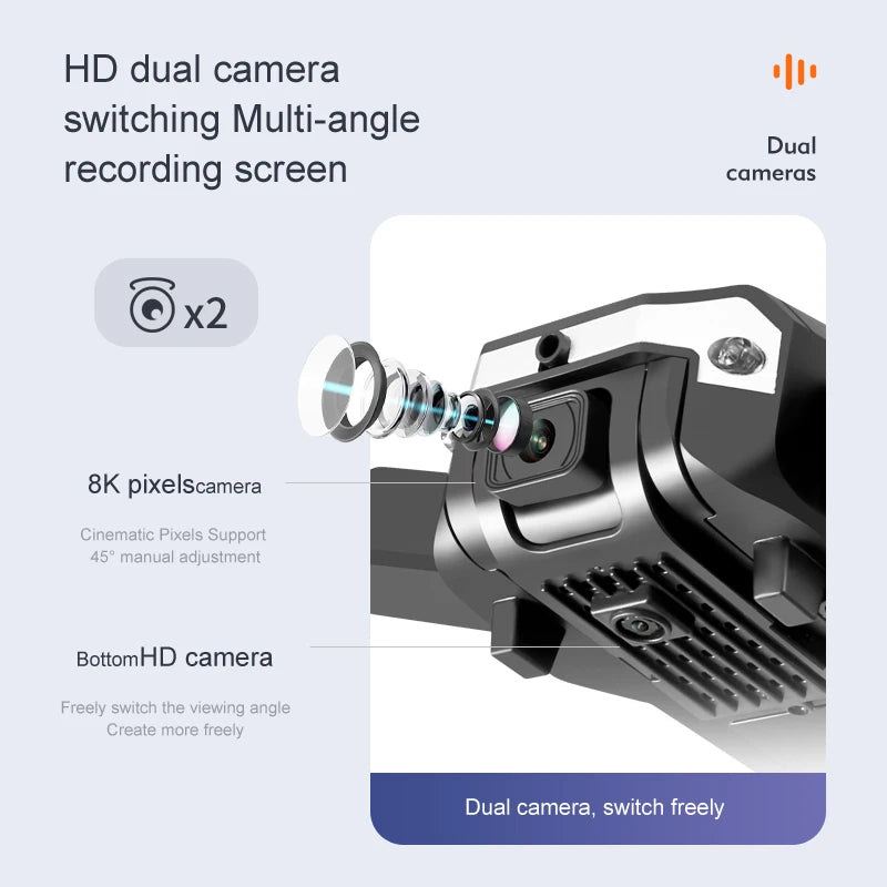 2026New origina S6 Drones Professional 8K HD Camera 5G GPS Obstacle Avoidance RC Helicopter Brushless With Screen Remote Control