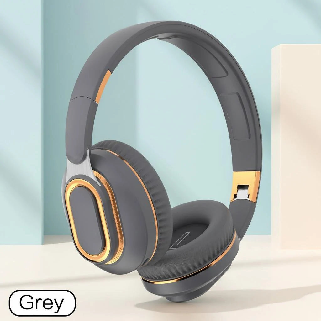 Wireless Gaming Headset with Microphone HiFi Sound Immersive Audio for PC Music Enjoyment Portable Bluetooth Earphones
