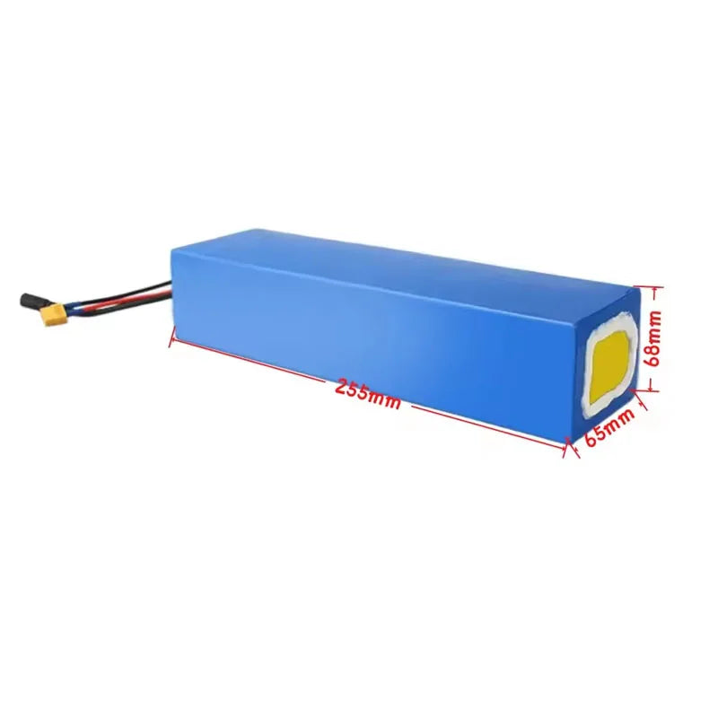 Electric Scooter Lithium Battery 14S3P 52V 10.5Ah 18650 Battery Built-in BMS for 0-1000W Electric Motorcycle Scooter Battery
