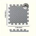 30*30cm Sports Gym Mat Protection EVA Leaf Grain Floor Mats Yoga Fitness Non-Slip Splicing Rugs Thicken Shock Room Workout
