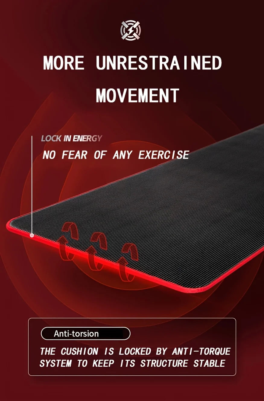 10MM Extra Thick 183cmX62cm Yoga Mats NBR Non-slip Exercise Mat Fitness Tasteless Pilates Workout Gym Mats With Bandage