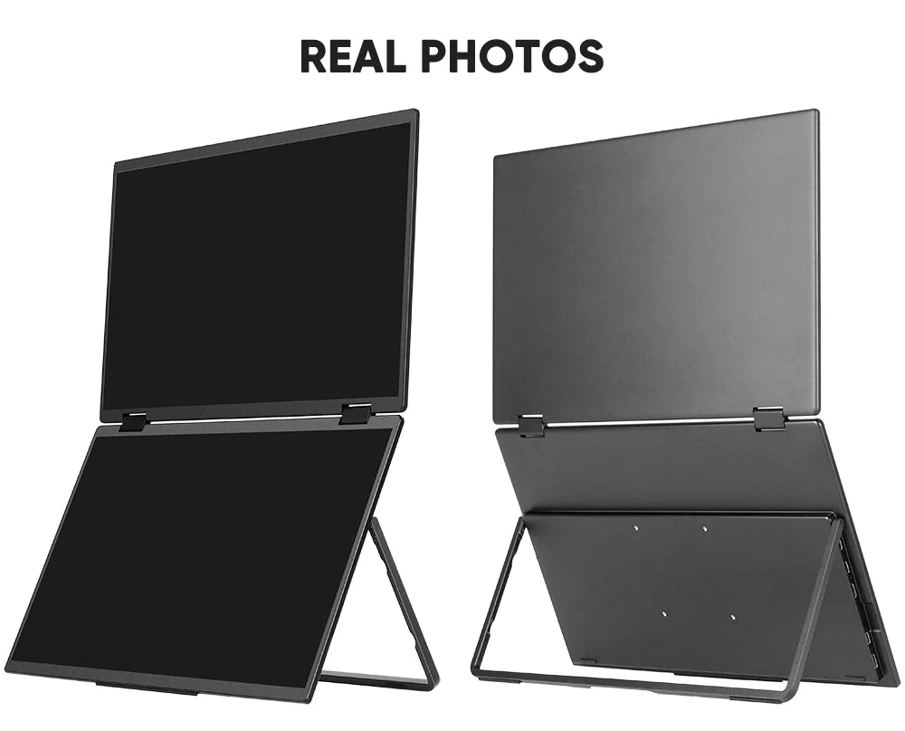 15.6 Inch FHD Dual Screen Extend LCD 1080P Monitor Portable Foldable Laptop Smart Gaming Triple Screen Display Computer Monitor