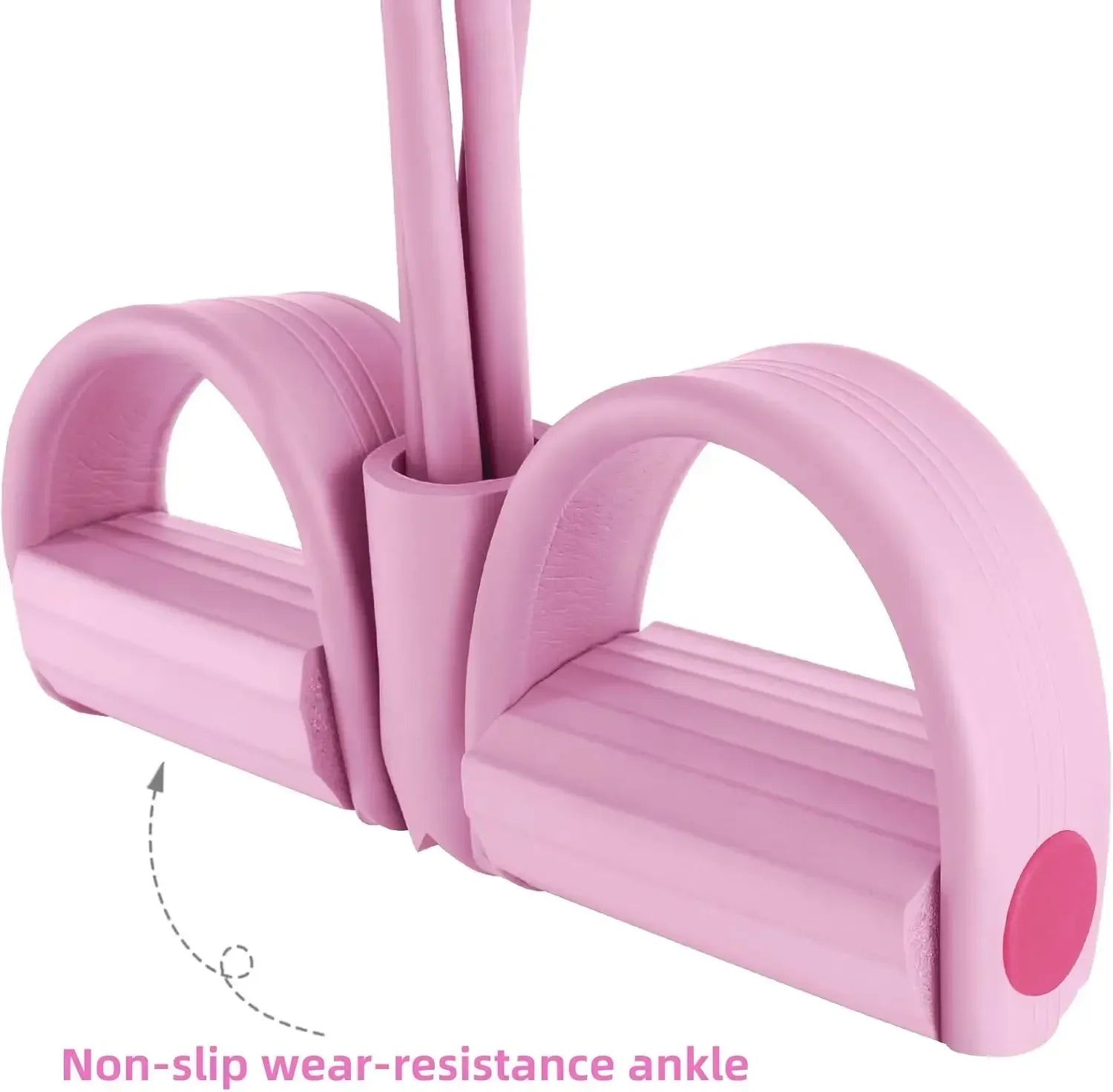 4/6 Level Resistance Band Elastic Bands with Non Slip Handles for Home Fitness Abdominal Muscle Training Yoga Pilates Workout