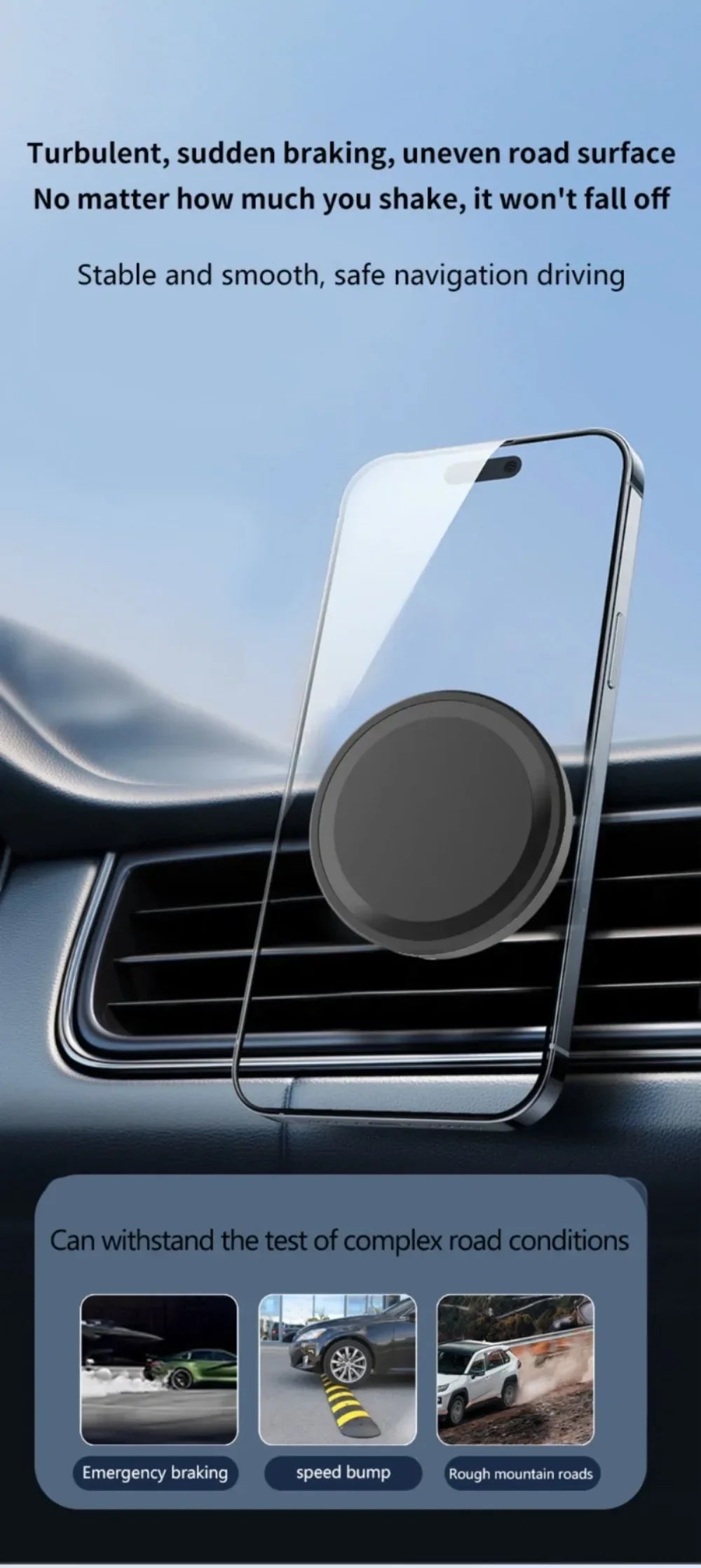 MagSafe Car Wireless Charger 30W - Air Vent Clip Phone Holder - Stable Grip For iPhone 13-17 Pro Max & Fast Charging Stand