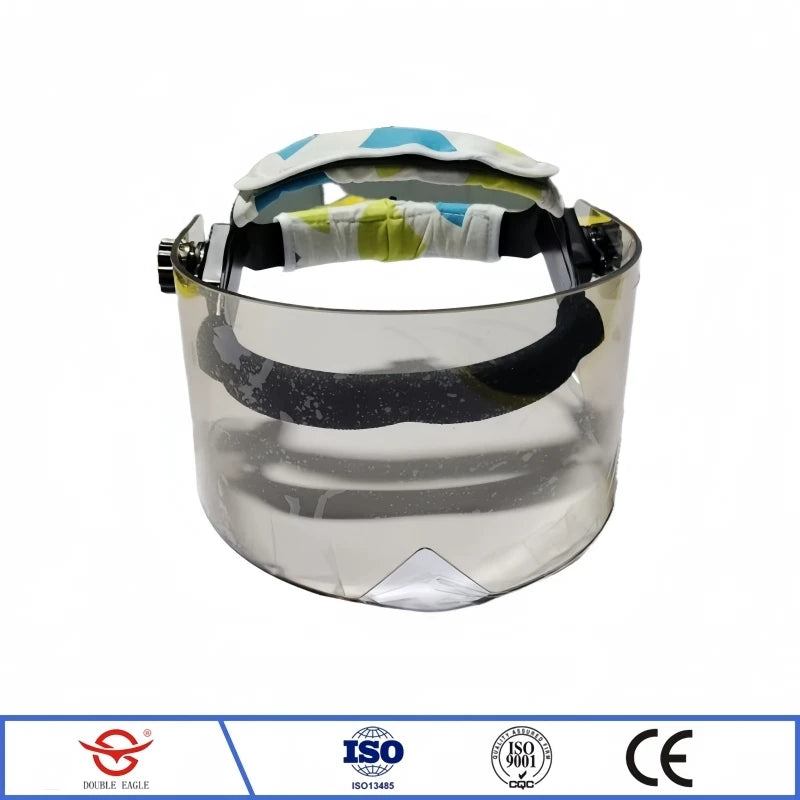 X-ray protective 0.1mmpb lead glass face mask radioactive laboratory radiological protection medical isolation protective mask
