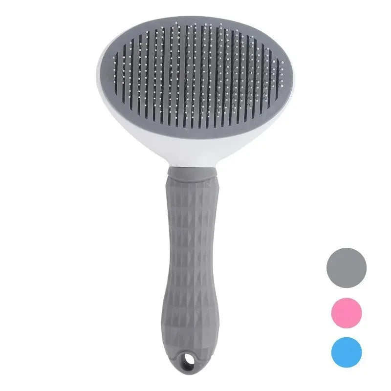 For Dogs Cats Grooming Tools Pets Dematting Comb Dogs Accessories Pet Dog Brush Cat Comb Self Cleaning Pet Hair Remover Brush