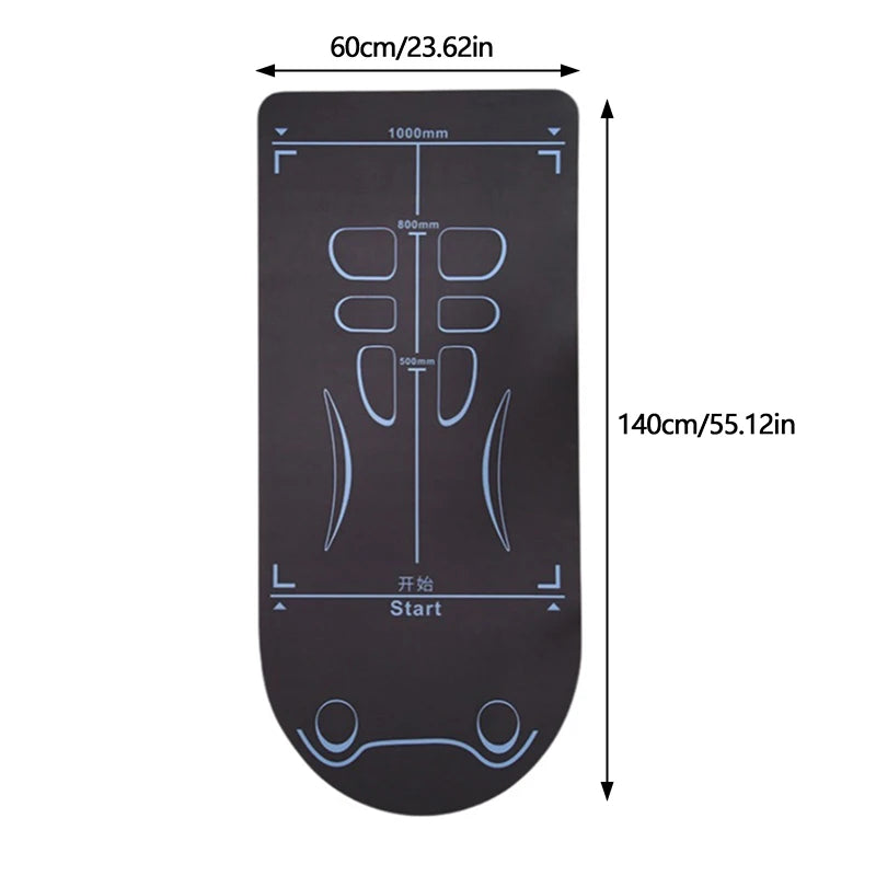 Yoga Mat Non Slip Shock Absorber Thick Kneeling Mat Kneeling Pads Reusable Gym Mat For Women Men Home Pilates Floor Workouts