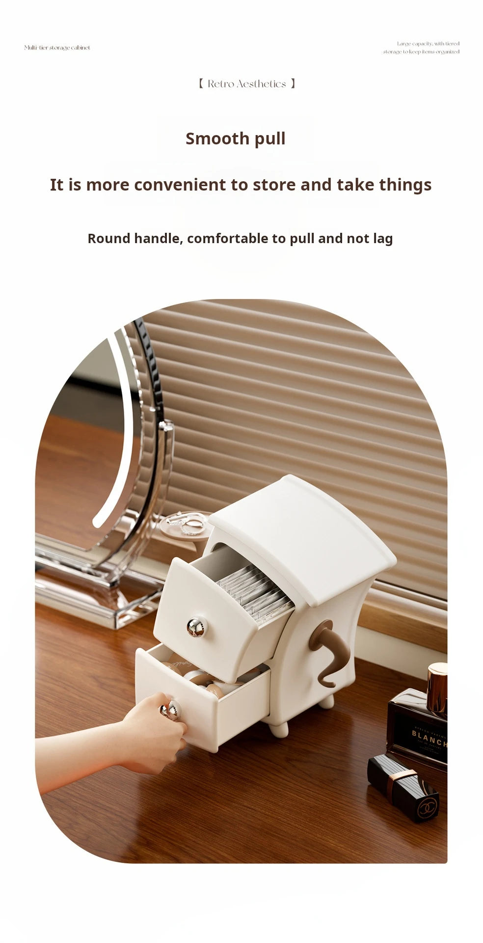 Desktop Storage Box: Playfully Bent Design Creative, Adorable, and Sophisticated Stationery Cute Decorative Home Accent