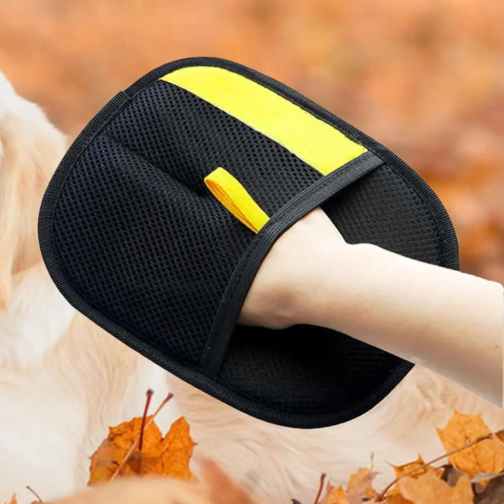 pet grooming gloves dog cat hair removal mitt deshedding brush pet hair remover gloves for sofa carpets car seats cleaning tools