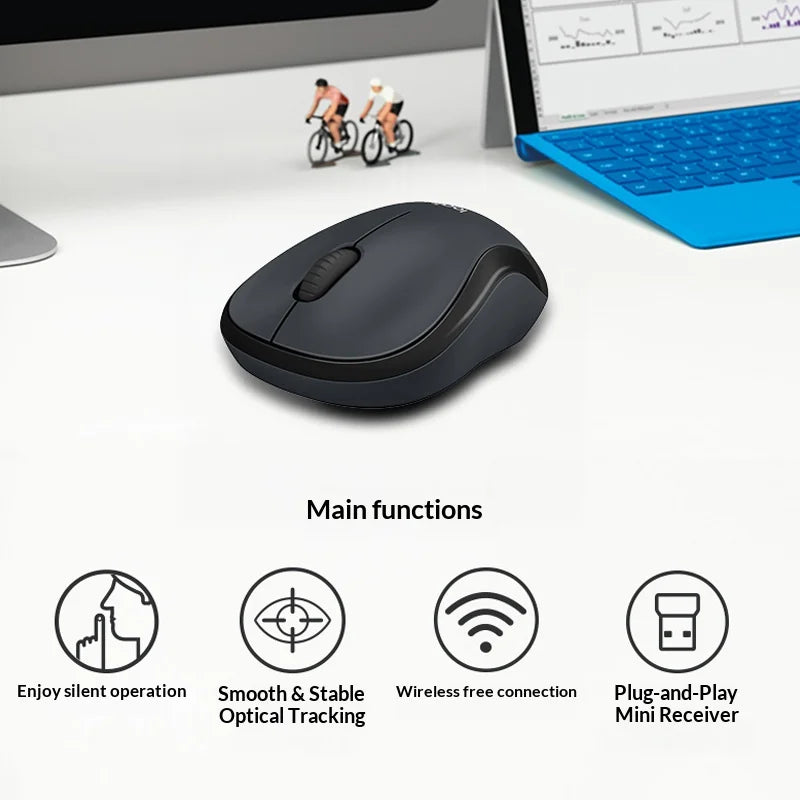 M220 Wireless Portable Mouse On-the-Go Essential Business Trip