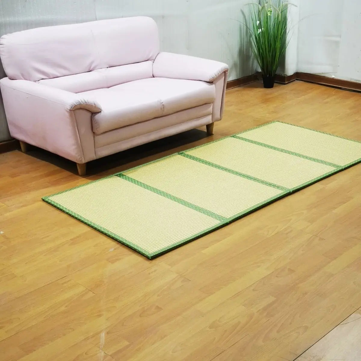 Foldable Tatami Mat for Yoga Meditation Bedding Eco-Friendly Coconut Fiber Core Portable Floor Cushion Multi-Use Floor Mattress