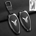 Car Key Case Cover Shell Fob For Voyah Free I-Land Dreamer 2021-2023 Keychain Auto Zinc Alloy Leather Key Protection Accessories