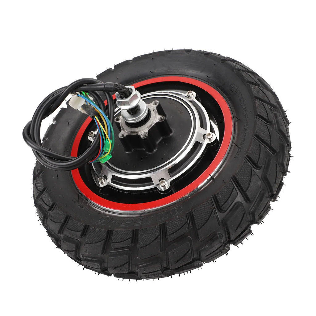 Electric Hub Motor High Speed 187.4lb Load Capacity 250 To 1000RPM 10 Inch Hub Motor 48V 800W Anti Slip for Electric Scooter