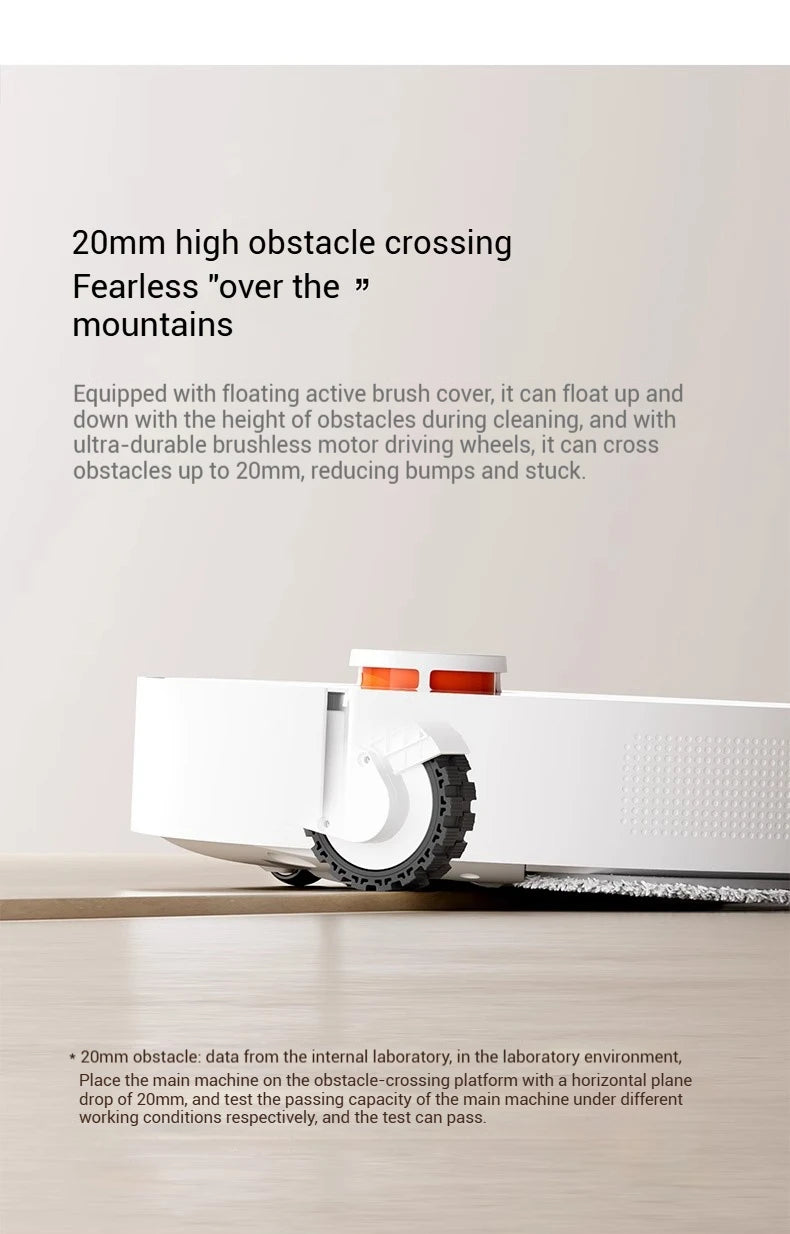 XIAOMI MIJIA Self Robot Vacuum Cleaners H40 Smart Home Sweeping High Speed Rotary Scrubbing 10000PA Cyclone Suction LDS Laser